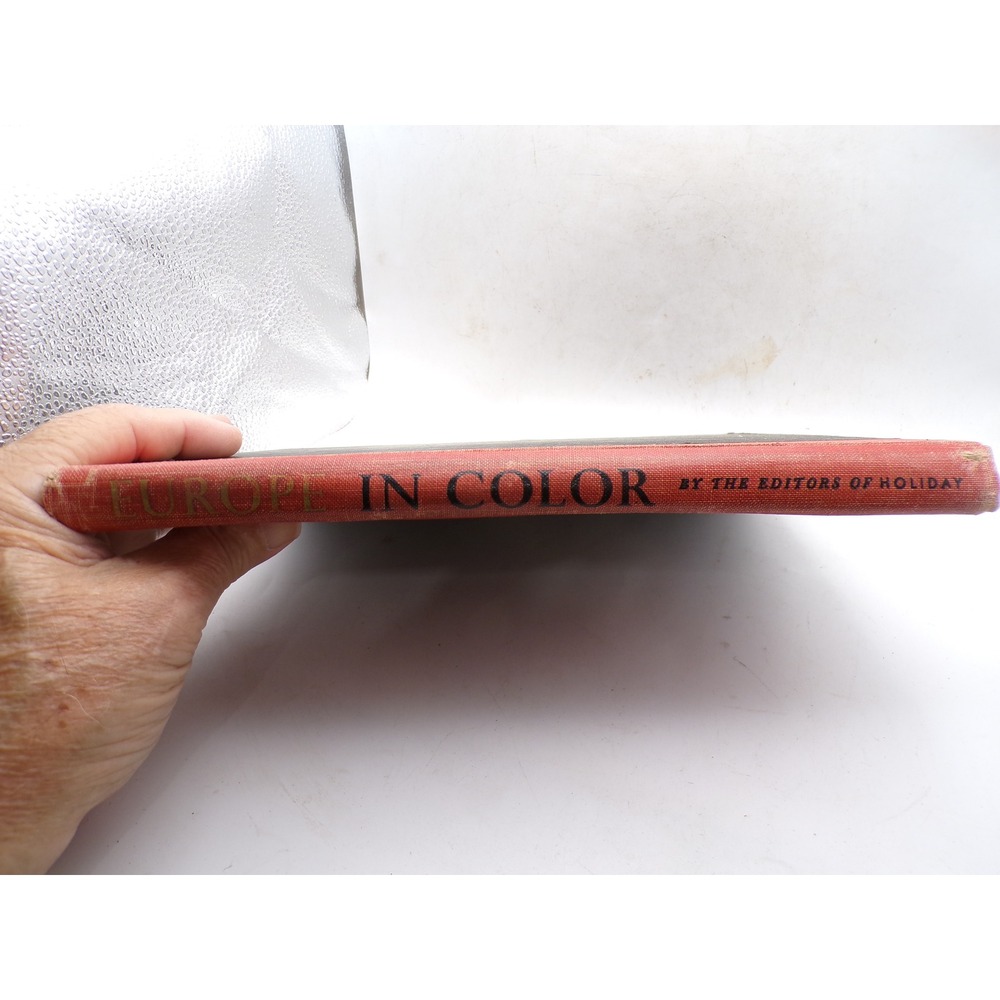 Europe in Color 1957 First Edition Hardcover Holiday Magazine Photography Book